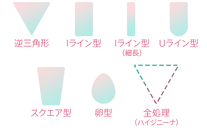 町田で選べるVIO脱毛のデザイン